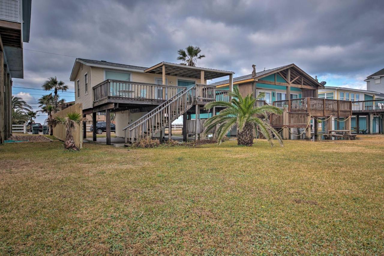 Galveston Beach House With Private Deck And Gulf Views Экстерьер фото