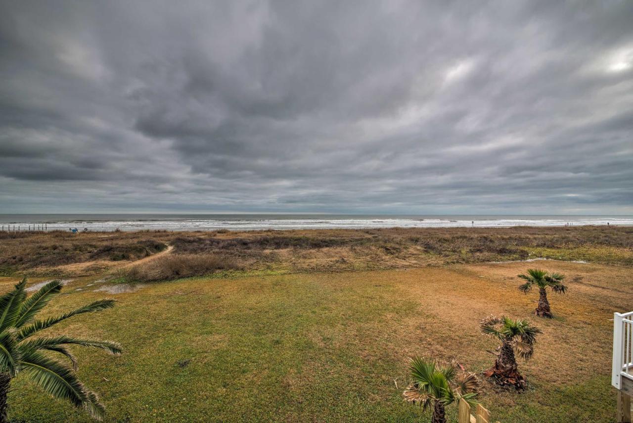 Galveston Beach House With Private Deck And Gulf Views Экстерьер фото
