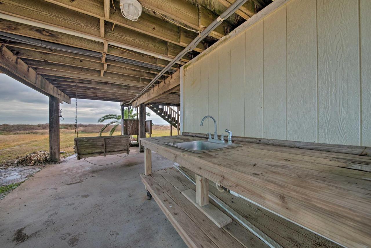 Galveston Beach House With Private Deck And Gulf Views Экстерьер фото
