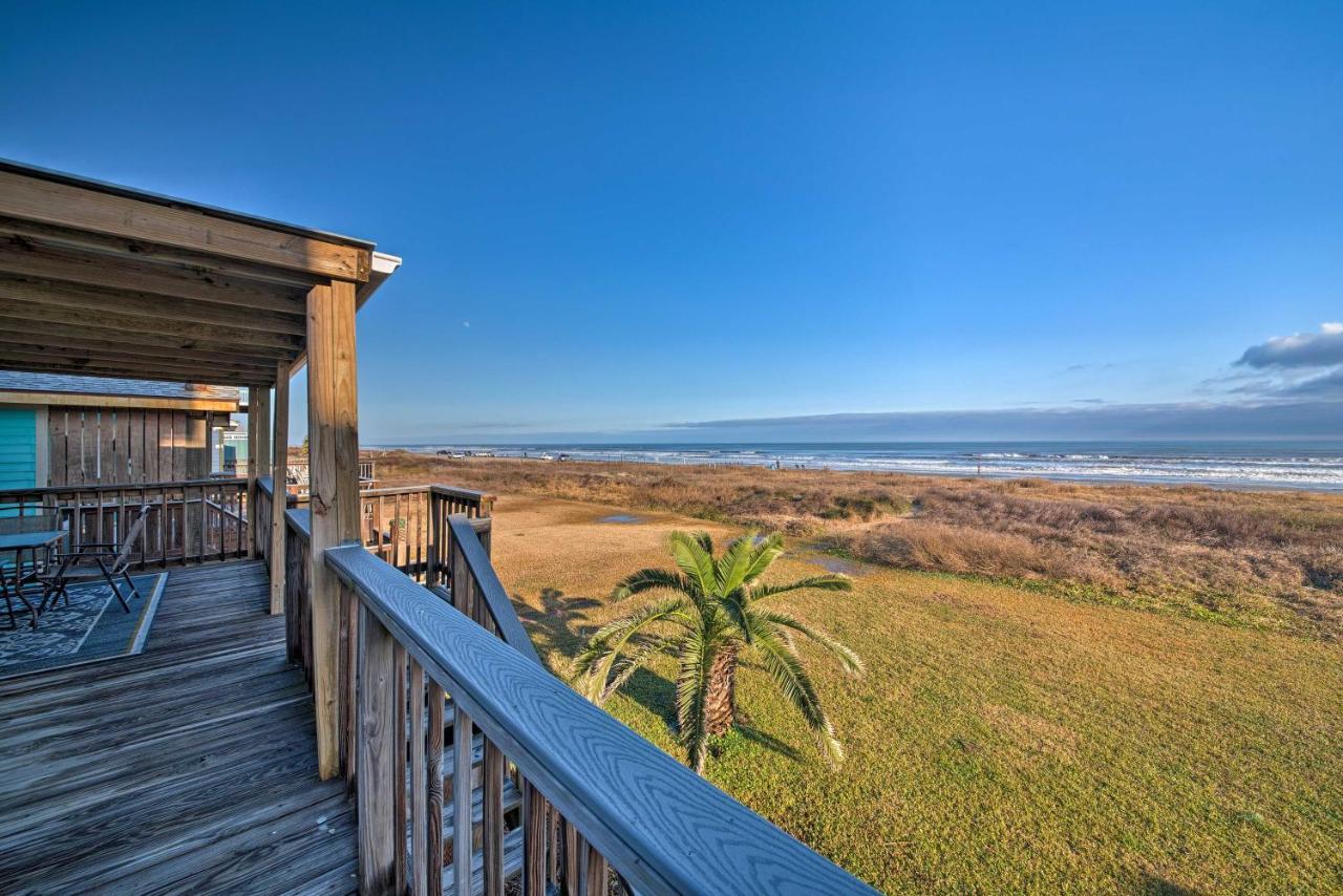 Galveston Beach House With Private Deck And Gulf Views Экстерьер фото